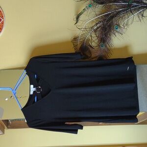 NWOT Nine West Black Dressy Casual Blouse Top